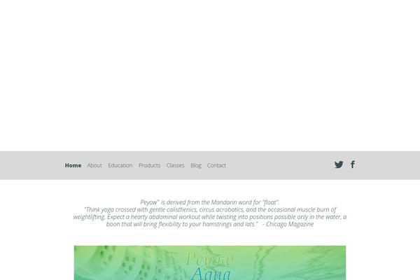Harmony theme site design template sample