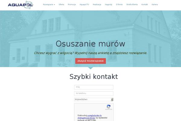 aquapol.pl site used Multimedia