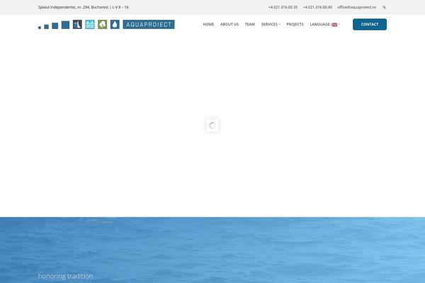 Stack theme site design template sample