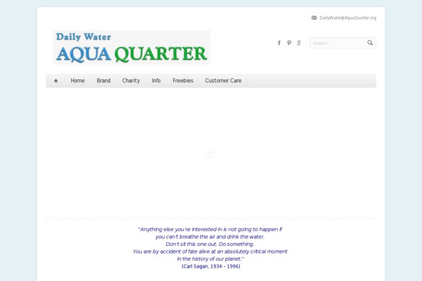 Aqua theme site design template sample