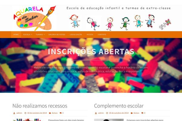 Nirvana theme site design template sample