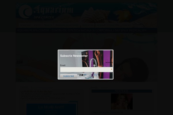 Mercury theme site design template sample