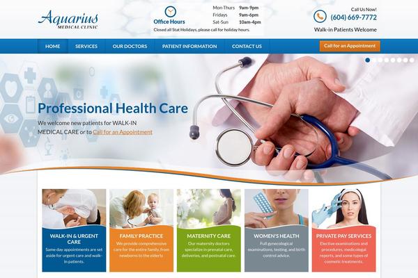 aquariusmedical.ca site used Aquarius