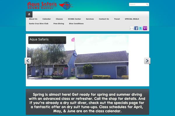 Paradise theme site design template sample