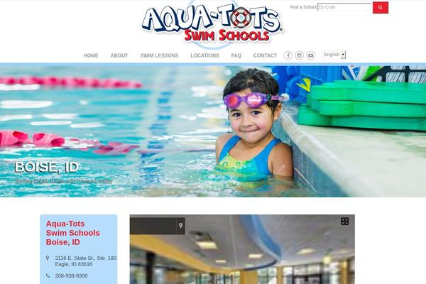 Aquatots-universal theme site design template sample