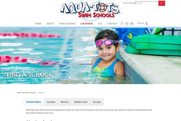 Aquatots-universal theme site design template sample