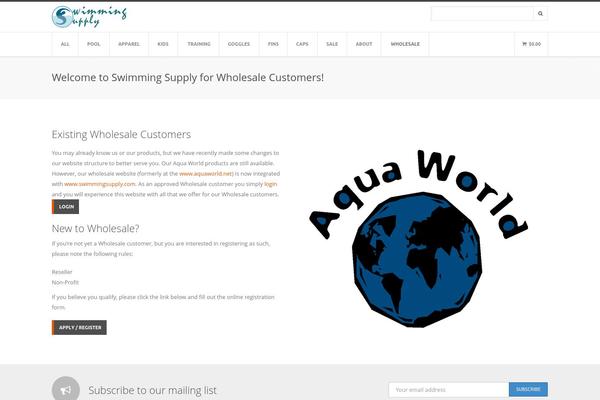 Outlet theme site design template sample