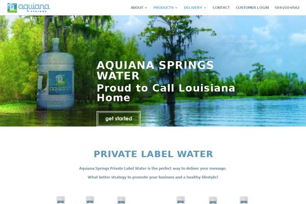 aquianasprings.com site used Aquiana