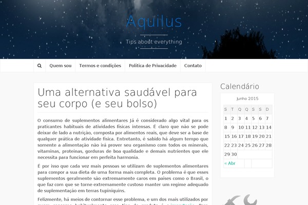 Coeur theme site design template sample