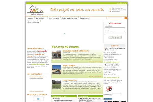 Abc theme site design template sample