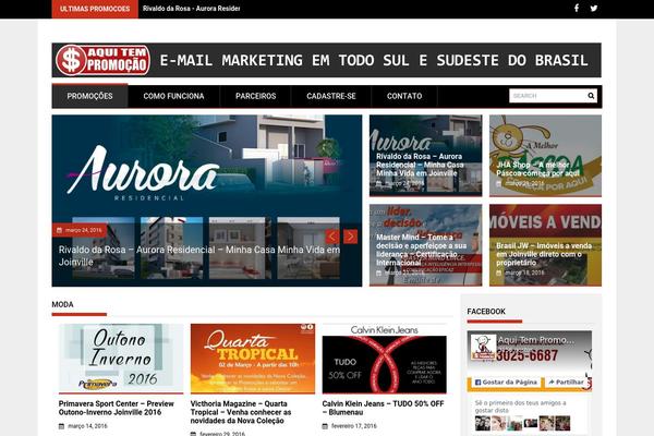 ProfitMag theme site design template sample