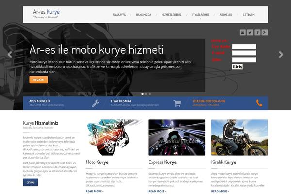 CarPress theme site design template sample