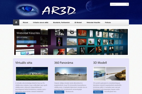 Paradise theme site design template sample