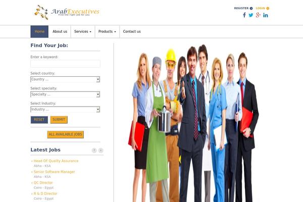 Unite theme site design template sample