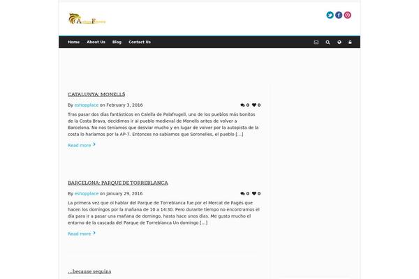 Pinpoint theme site design template sample
