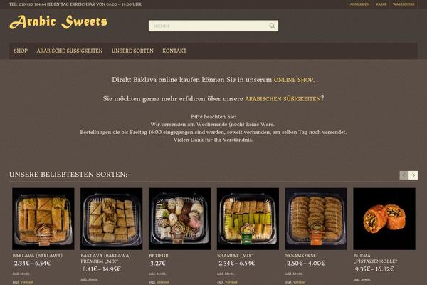 OXY theme site design template sample