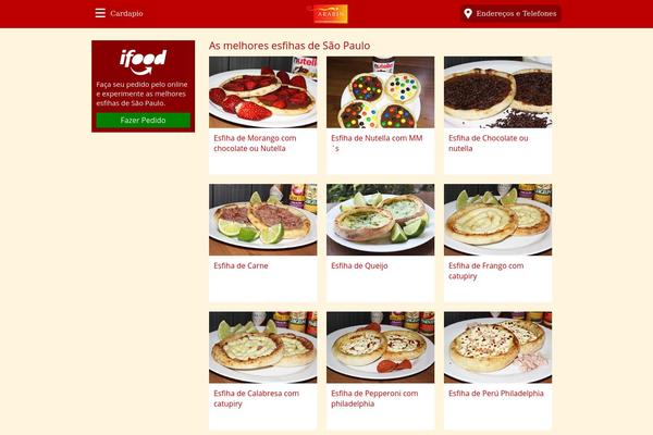 Cooker theme site design template sample