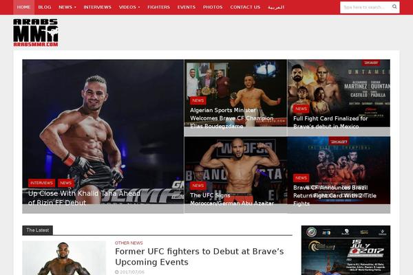 Herald theme site design template sample