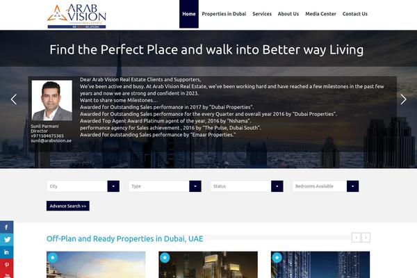 Site using WordPress Calls to Action plugin