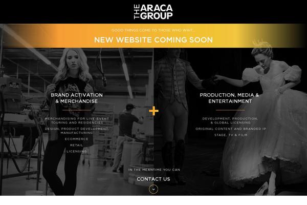 araca.com site used Aracacorporate