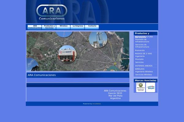 aracomunicaciones.com.ar site used Seagull