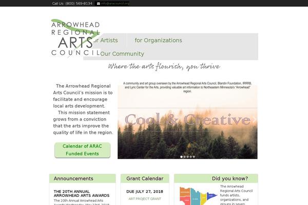 aracouncil.org site used Arrowhead