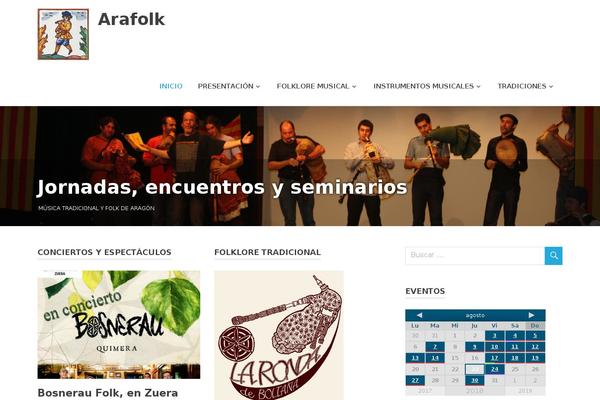 Site using Muki Tag Cloud plugin