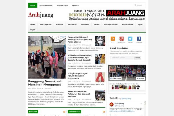 arahjuang.com site used Newswire
