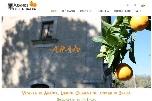 arancedellabadia.com site used Vegan-child