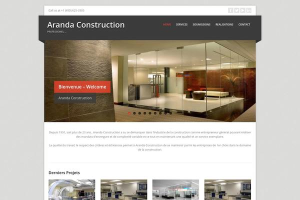 Corpo theme site design template sample