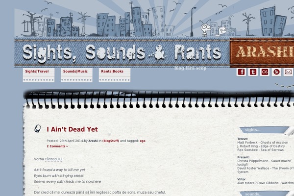 arashi.me site used Denim