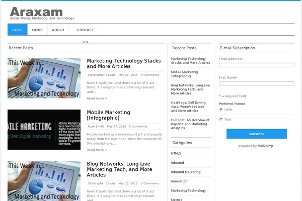 Sliver-mag-lite theme site design template sample