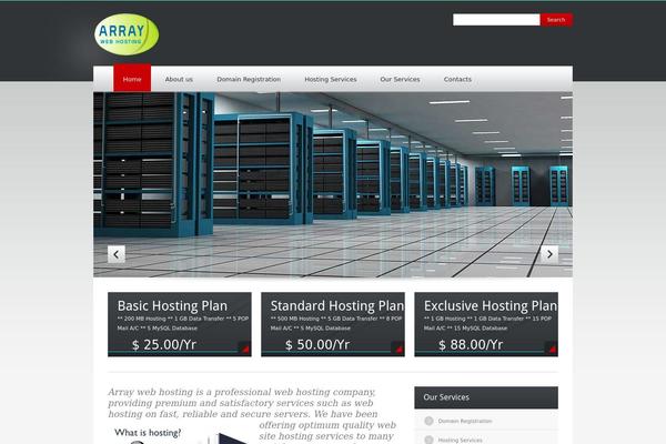 QuickHost theme site design template sample