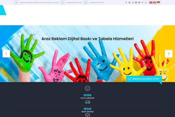 arazreklam.com site used Denge
