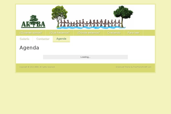 Greenleaf theme site design template sample