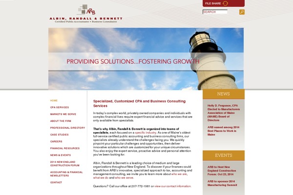 Arb theme site design template sample