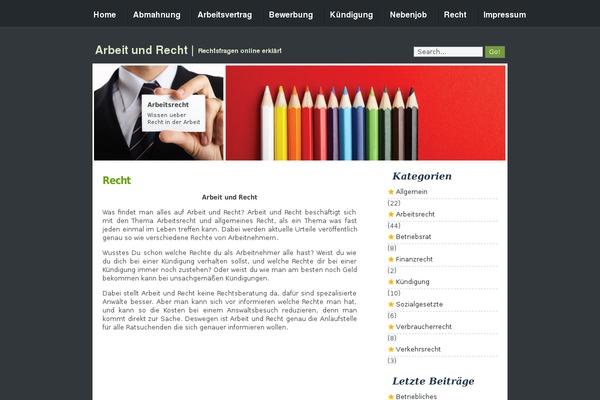 arbeit-und-recht.info site used Triplo