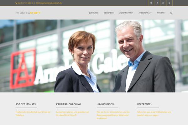 Durus theme site design template sample