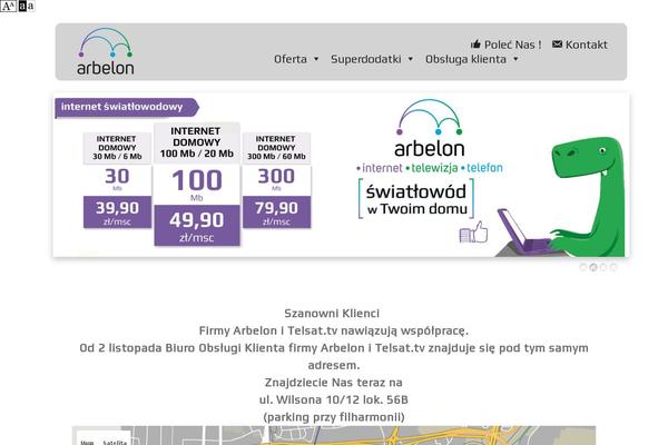 Site using Simple Responsive Slider plugin