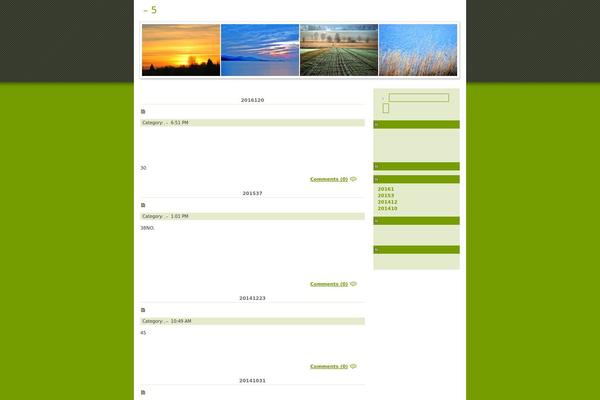 Landzilla theme site design template sample