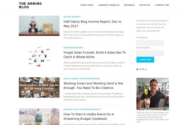cirrus1 theme websites examples