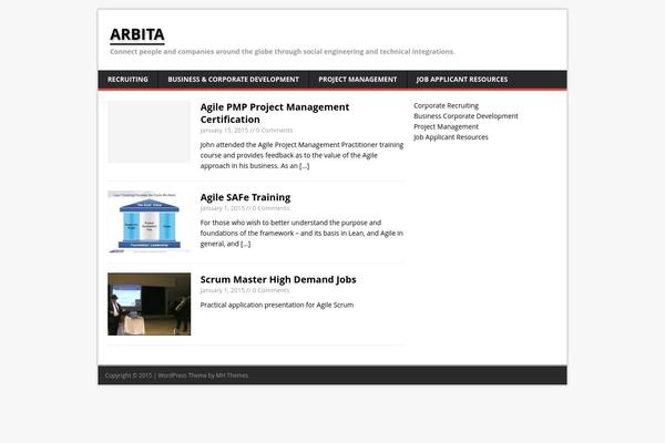 MH Magazine lite theme site design template sample