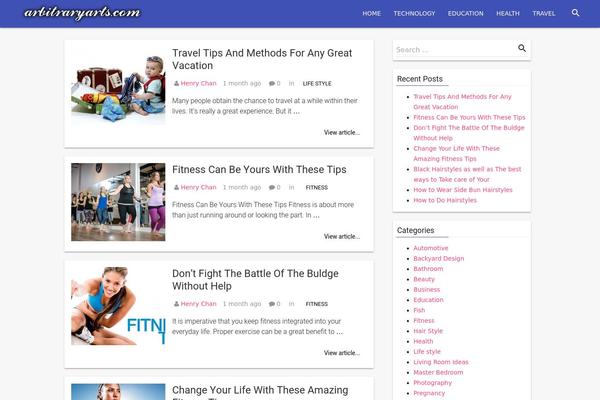 Nyeo theme site design template sample