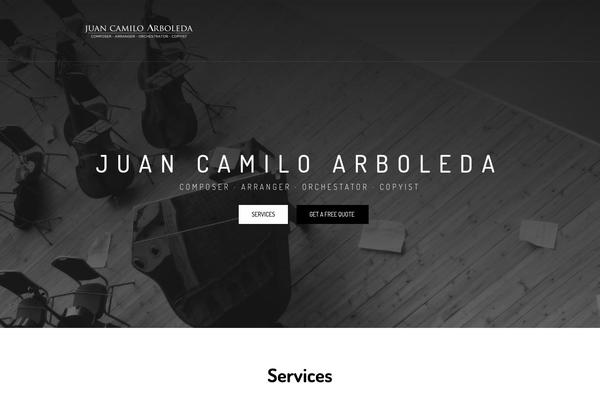 arboledamusic.com site used Juan