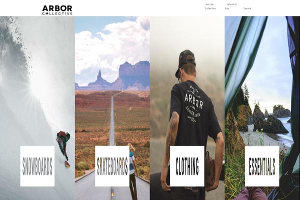arbor theme websites examples