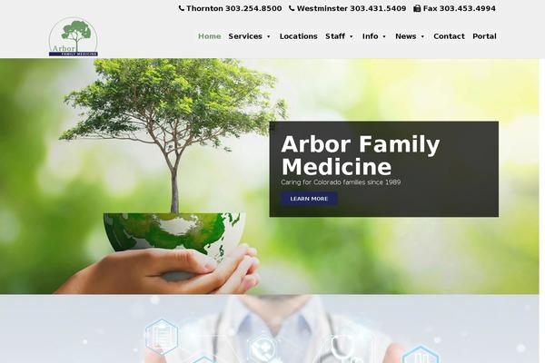 Healthflex-child theme site design template sample