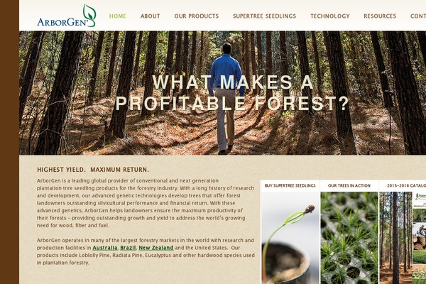 arborgen.us site used Arborgen