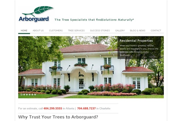 Modernize theme site design template sample