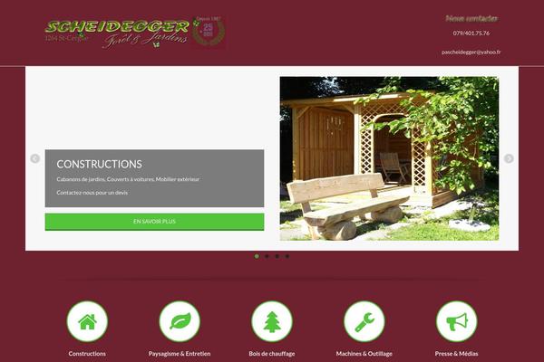 Chromatic theme site design template sample