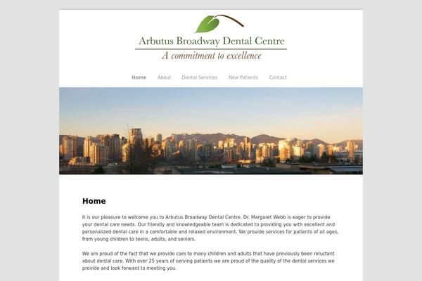 arbutusdental.com site used Clean-charity